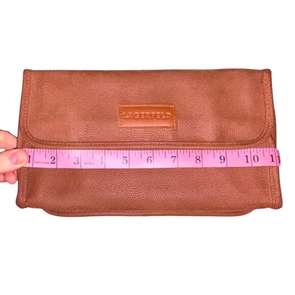 Vintage Karl Lagerfeld Men’s Dop Kit Travel Toiletries & Shaving Bag 11” X 4” 6” - Picture 3 of 7